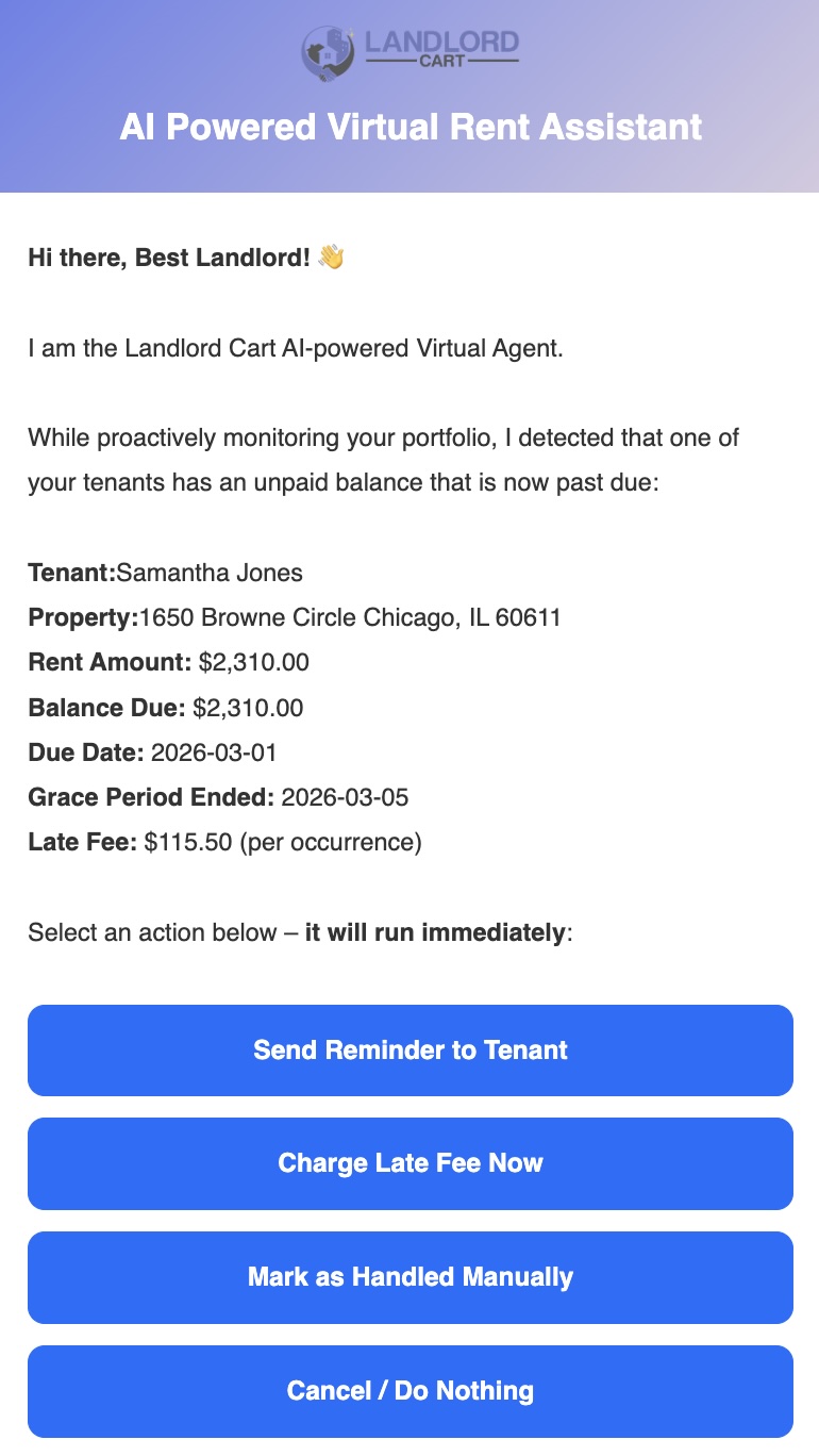 Late Payment Tracking & Fee Management - Screenshot 1