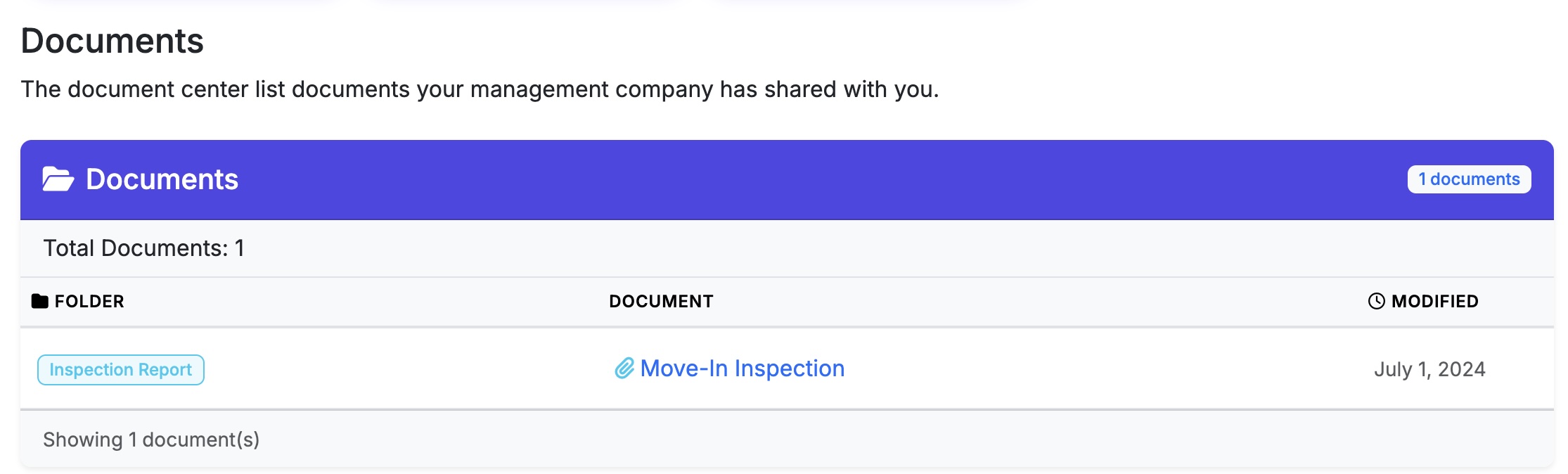 Managing Documents in the Document Center - Screenshot 1